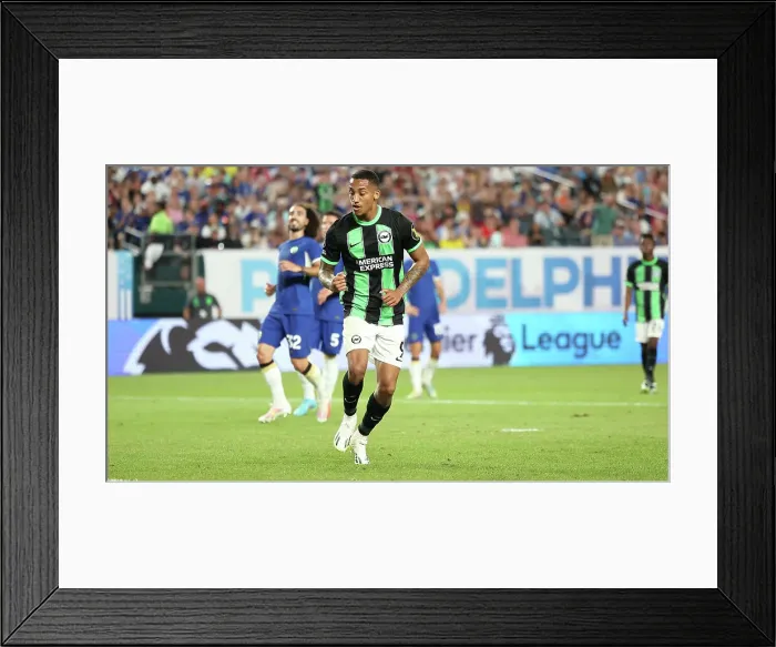 Framed Print : Chelsea vs. Brighton & Hove Albion: Pre-Season Battle at Lincoln Financial Field (USA Tour 2023) Framed Print : Chelsea vs. Brighton & Hove Albion: Pre-Season Battle at Lincoln Financial Field (USA Tour 2023)