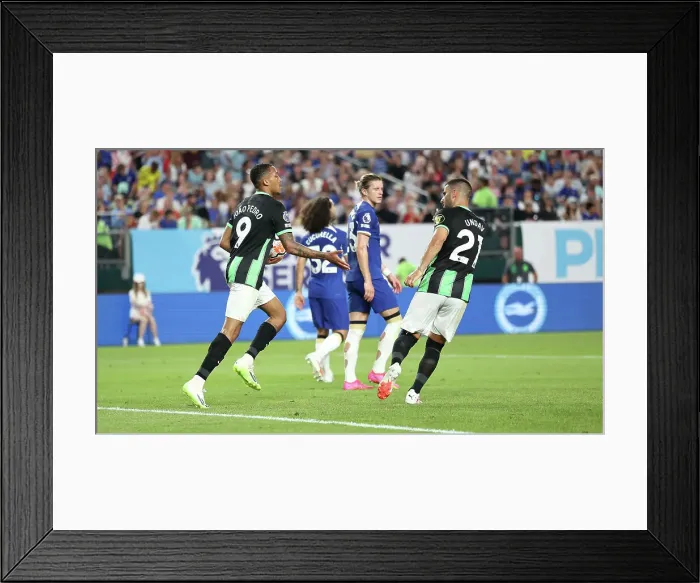 Framed Print : Chelsea vs. Brighton and Hove Albion: Pre-Season Battle at Lincoln Financial Field (USA Tour 2023) Framed Print : Chelsea vs. Brighton and Hove Albion: Pre-Season Battle at Lincoln Financial Field (USA Tour 2023)