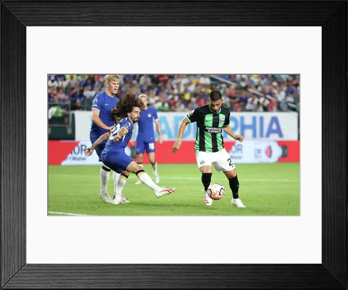 Framed Print : Chelsea vs. Brighton and Hove Albion: Pre-Season Clash at Lincoln Financial Field (USA Tour 2023) Framed Print : Chelsea vs. Brighton and Hove Albion: Pre-Season Clash at Lincoln Financial Field (USA Tour 2023)