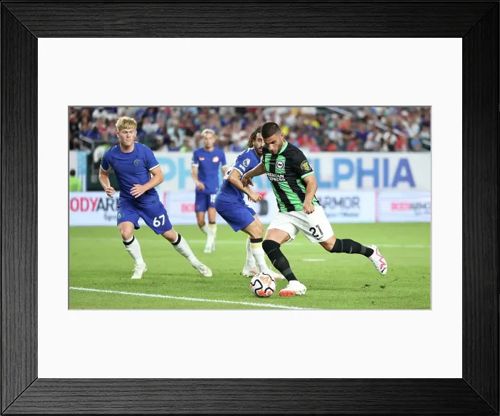 Framed Print : Chelsea vs. Brighton and Hove Albion: Pre-Season Clash at Lincoln Financial Field (USA Tour 2023) Framed Print : Chelsea vs. Brighton and Hove Albion: Pre-Season Clash at Lincoln Financial Field (USA Tour 2023)