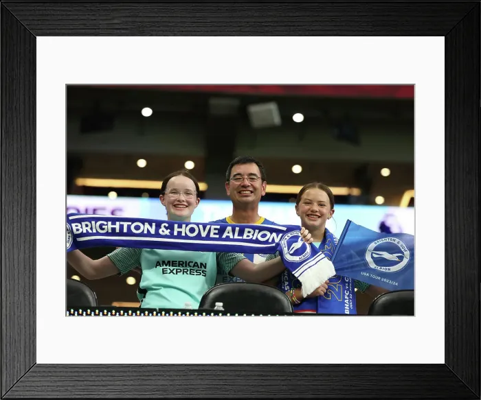Framed Print : Brentford v Brighton and Hove Albion Pre-Season Friendly 26JUL23