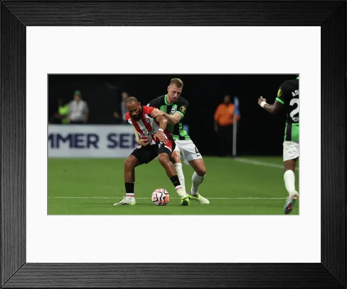 Framed Print : Brighton and Hove Albion Face Brentford in Pre-Season Friendly at Mercedes-Benz Stadium (26JUL23) Framed Print : Brighton and Hove Albion Face Brentford in Pre-Season Friendly at Mercedes-Benz Stadium (26JUL23)