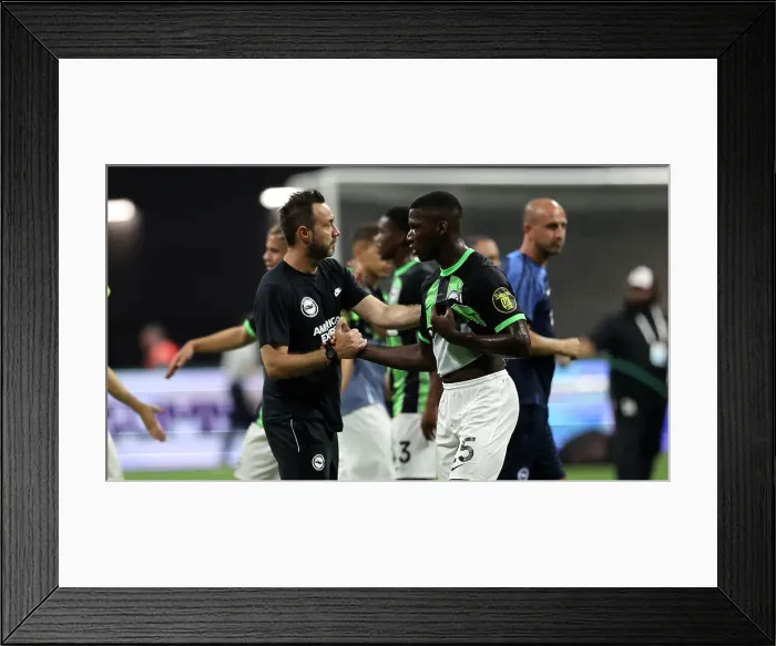 Framed Print : Pre-Season Clash: Brentford vs. Brighton and Hove Albion at Mercedes-Benz Stadium (26JUL23) Framed Print : Pre-Season Clash: Brentford vs. Brighton and Hove Albion at Mercedes-Benz Stadium (26JUL23)