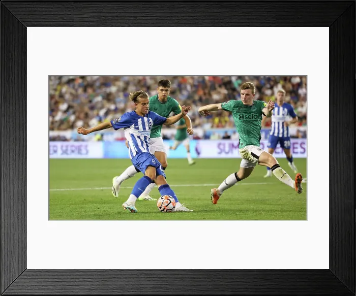Framed Print : Brighton & Hove Albion vs. Newcastle United: 2023 USA Tour Pre-Season Clash at Red Bull Arena Framed Print : Brighton & Hove Albion vs. Newcastle United: 2023 USA Tour Pre-Season Clash at Red Bull Arena