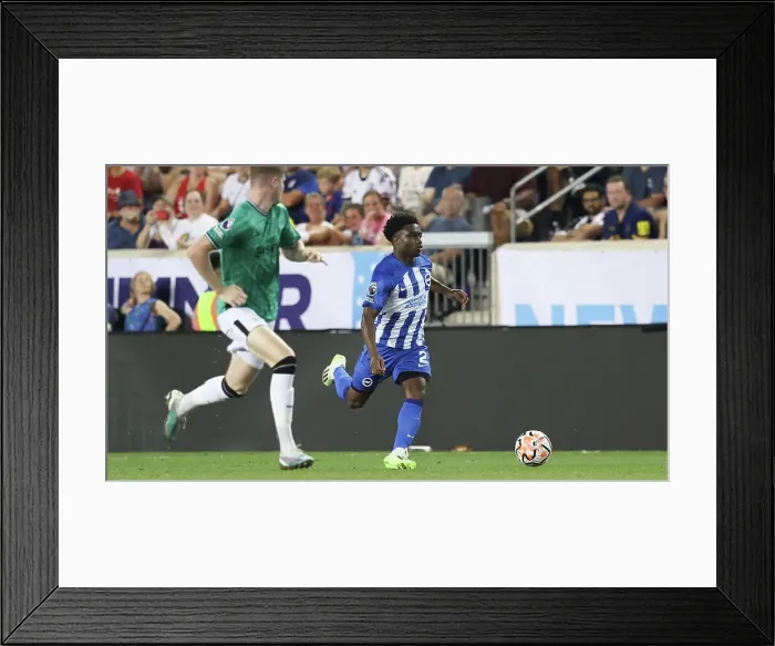 Framed Print : Brighton & Hove Albion vs. Newcastle United: Pre-Season Battle at Red Bull Arena (USA Tour 2023)