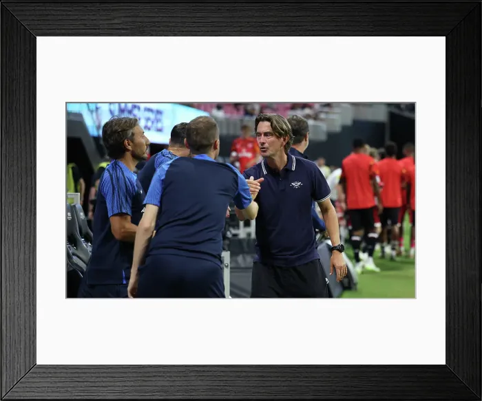Framed Print : Brighton and Hove Albion vs. Brentford: Pre-Season Clash at Mercedes-Benz Stadium (USA Tour 2023) Framed Print : Brighton and Hove Albion vs. Brentford: Pre-Season Clash at Mercedes-Benz Stadium (USA Tour 2023)