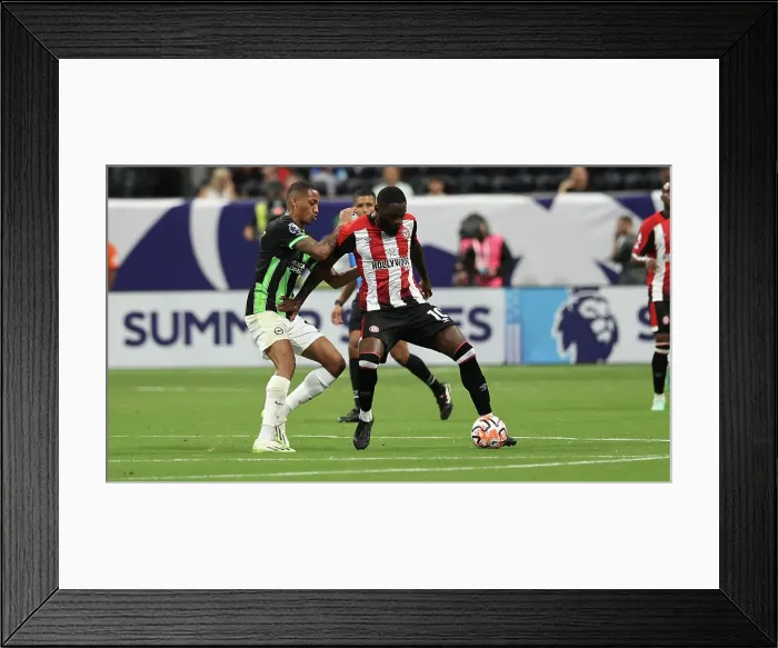 Framed Print : Brighton & Hove Albion vs. Brentford: Pre-Season Clash at Mercedes-Benz Stadium (USA Tour 2023) Framed Print : Brighton & Hove Albion vs. Brentford: Pre-Season Clash at Mercedes-Benz Stadium (USA Tour 2023)