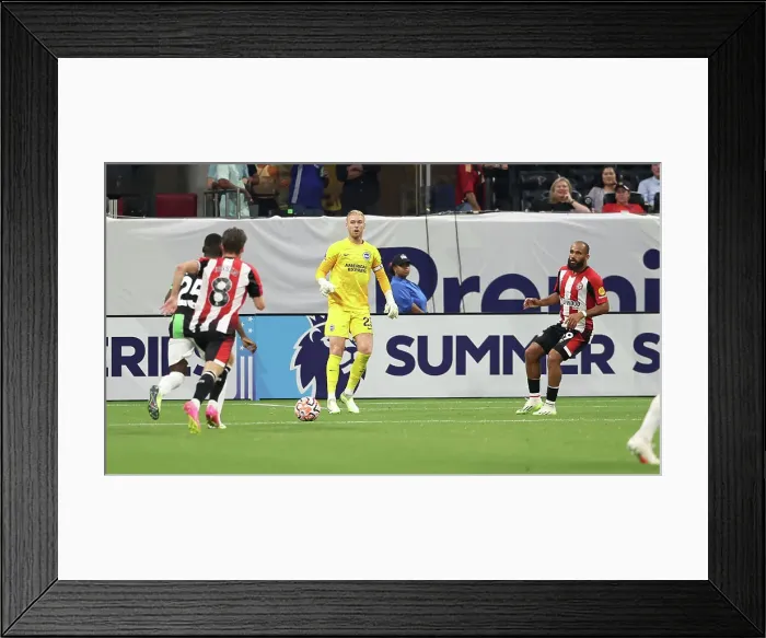 Framed Print : Pre-Season Friendly: Brentford vs. Brighton & Hove Albion at Mercedes-Benz Stadium (USA Tour 2023) Framed Print : Pre-Season Friendly: Brentford vs. Brighton & Hove Albion at Mercedes-Benz Stadium (USA Tour 2023)