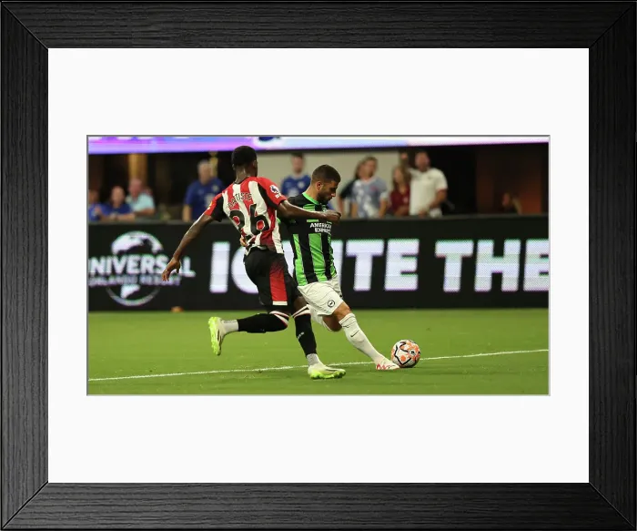 Framed Print : Brighton and Hove Albion Face Brentford in Pre-Season Friendly at Mercedes-Benz Stadium (USA Tour 2023) Framed Print : Brighton and Hove Albion Face Brentford in Pre-Season Friendly at Mercedes-Benz Stadium (USA Tour 2023)