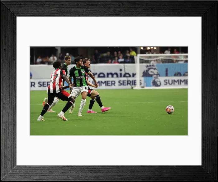 Framed Print : Brentford vs. Brighton and Hove Albion: Pre-Season Battle at Mercedes-Benz Stadium (USA Tour 2023) Framed Print : Brentford vs. Brighton and Hove Albion: Pre-Season Battle at Mercedes-Benz Stadium (USA Tour 2023)