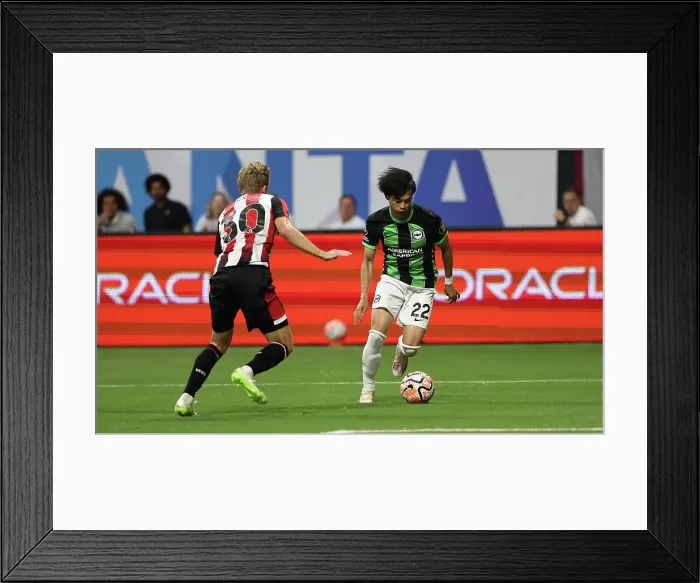 Framed Print : Brentford vs. Brighton & Hove Albion: Pre-Season Clash at Mercedes-Benz Stadium (USA Tour 2023) Framed Print : Brentford vs. Brighton & Hove Albion: Pre-Season Clash at Mercedes-Benz Stadium (USA Tour 2023)
