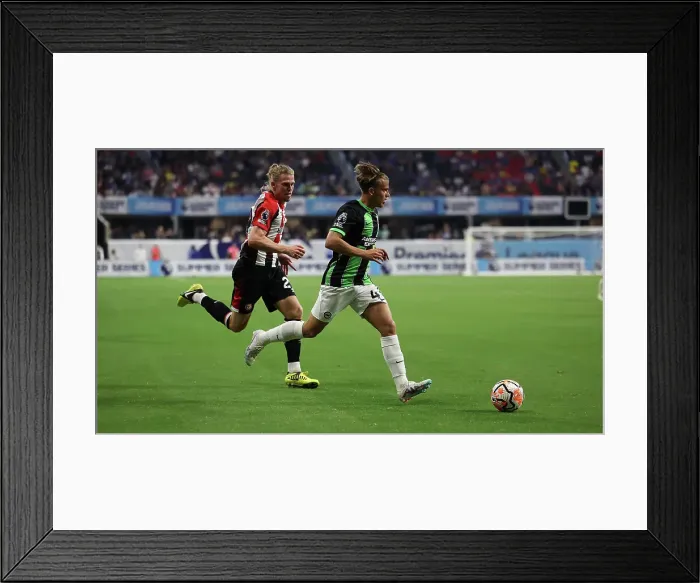 Framed Print : Brentford vs. Brighton & Hove Albion: Pre-Season Clash at Mercedes-Benz Stadium (USA Tour 2023) Framed Print : Brentford vs. Brighton & Hove Albion: Pre-Season Clash at Mercedes-Benz Stadium (USA Tour 2023)