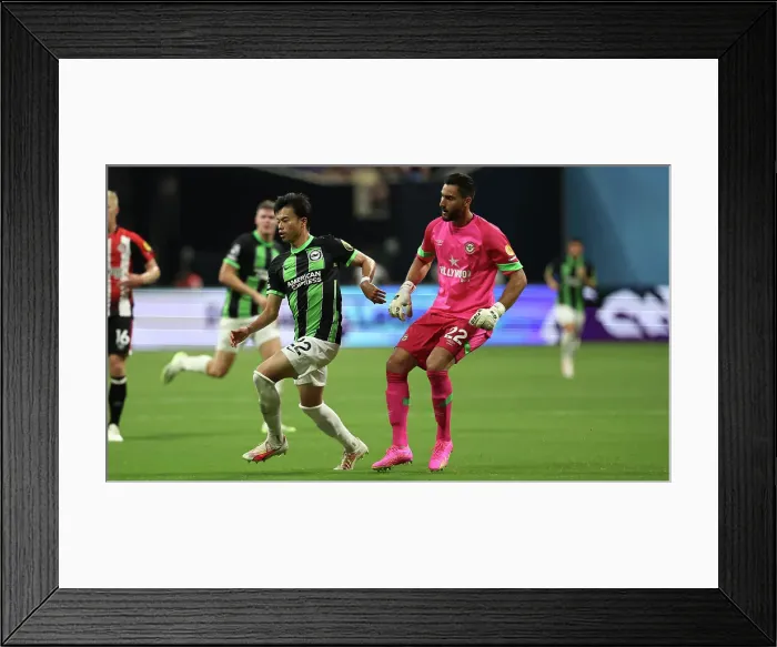 Framed Print : Pre-Season Friendly: Brentford vs. Brighton and Hove Albion at Mercedes-Benz Stadium (USA Tour 2023) Framed Print : Pre-Season Friendly: Brentford vs. Brighton and Hove Albion at Mercedes-Benz Stadium (USA Tour 2023)