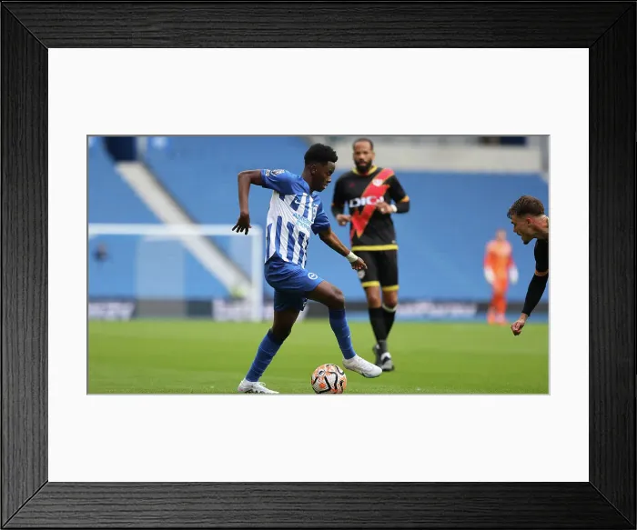 Framed Print : Brighton & Hove Albion vs. Rayo Vallecano: 2023 / 24 Pre-Season Friendly at American Express Community Stadium Framed Print : Brighton & Hove Albion vs. Rayo Vallecano: 2023 / 24 Pre-Season Friendly at American Express Community Stadium