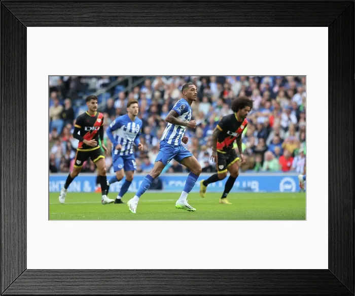 Framed Print : Brighton & Hove Albion vs. Rayo Vallecano: 2023 / 24 Pre-Season Friendly - American Express Community Stadium Framed Print : Brighton & Hove Albion vs. Rayo Vallecano: 2023 / 24 Pre-Season Friendly - American Express Community Stadium