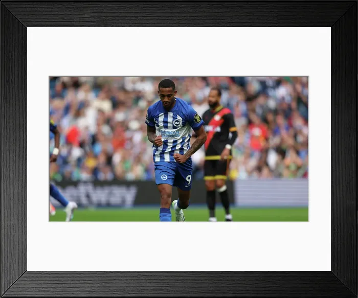 Framed Print : Brighton & Hove Albion vs. Rayo Vallecano: 2023 / 24 Pre-Season Friendly at American Express Community Stadium Framed Print : Brighton & Hove Albion vs. Rayo Vallecano: 2023 / 24 Pre-Season Friendly at American Express Community Stadium