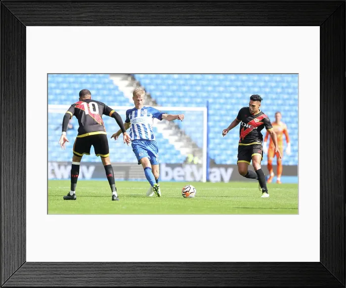 Framed Print : Brighton & Hove Albion vs. Rayo Vallecano: 2023 / 24 Pre-Season Friendly - American Express Community Stadium Framed Print : Brighton & Hove Albion vs. Rayo Vallecano: 2023 / 24 Pre-Season Friendly - American Express Community Stadium