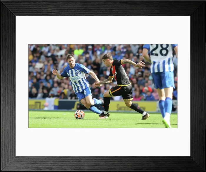 Framed Print : Brighton & Hove Albion vs. Rayo Vallecano: 2023 / 24 Pre-Season Friendly at American Express Community Stadium