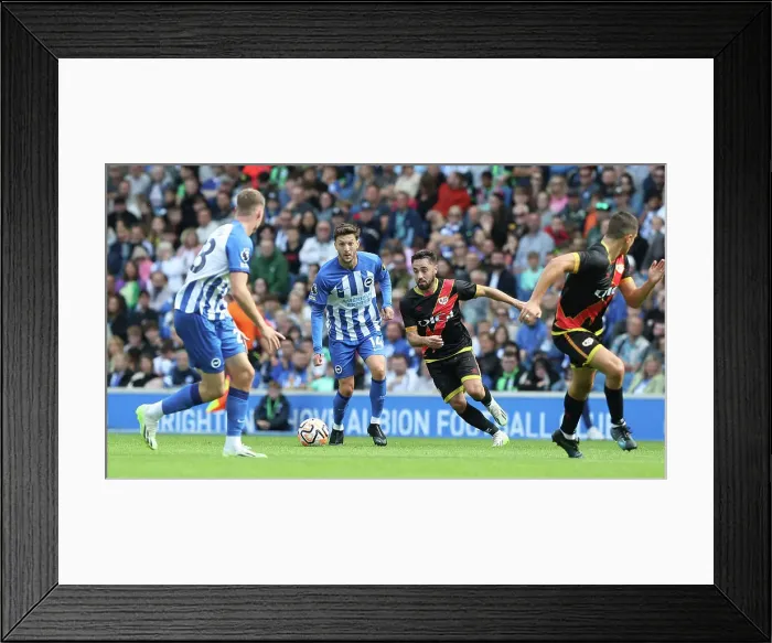 Framed Print : Brighton & Hove Albion vs. Rayo Vallecano: Pre-Season Friendly at American Express Community Stadium - August 6, 2023 Framed Print : Brighton & Hove Albion vs. Rayo Vallecano: Pre-Season Friendly at American Express Community Stadium - August 6, 2023