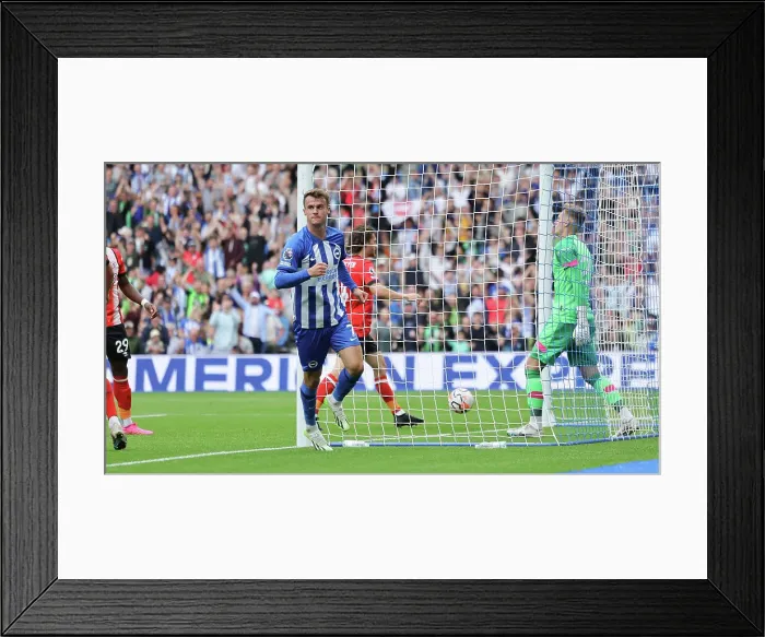 Framed Print : Premier League Showdown: Brighton & Hove Albion vs. Luton Town (12Aug23) - Battle at the American Express Stadium Framed Print : Premier League Showdown: Brighton & Hove Albion vs. Luton Town (12Aug23) - Battle at the American Express Stadium