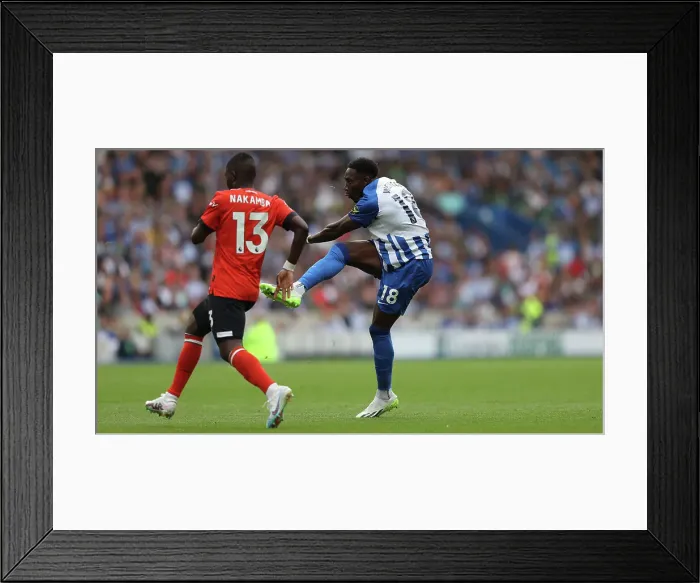 Framed Print : Premier League Clash: Brighton & Hove Albion vs. Luton Town (August 12, 2023)