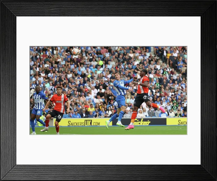 Framed Print : Brighton and Hove Albion vs. Luton Town: 2023 / 24 Premier League Clash at American Express Stadium Framed Print : Brighton and Hove Albion vs. Luton Town: 2023 / 24 Premier League Clash at American Express Stadium