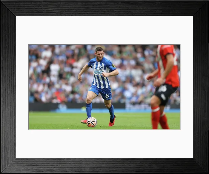 Framed Print : Clash at the American Express Stadium: Brighton & Hove Albion vs. Luton Town (Premier League, August 12, 2023) Framed Print : Clash at the American Express Stadium: Brighton & Hove Albion vs. Luton Town (Premier League, August 12, 2023)