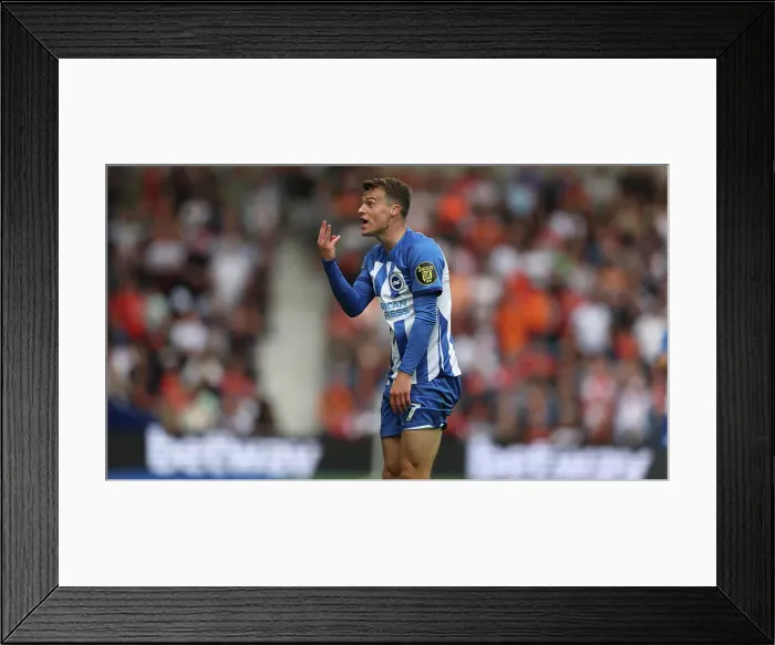 Framed Print : Premier League Clash: Brighton and Hove Albion vs. Luton Town (August 12, 2023) Framed Print : Premier League Clash: Brighton and Hove Albion vs. Luton Town (August 12, 2023)