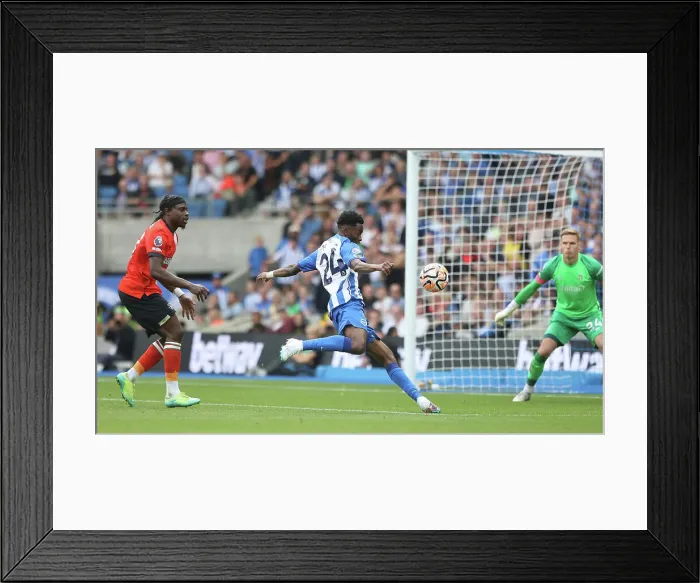 Framed Print : Premier League Clash: Brighton & Hove Albion vs. Luton Town (August 12, 2023)