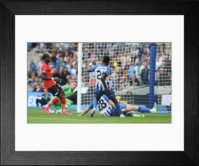 Framed Print : Premier League Clash: Brighton & Hove Albion vs. Luton Town (12Aug23) Framed Print : Premier League Clash: Brighton & Hove Albion vs. Luton Town (12Aug23)