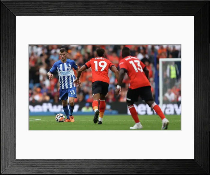 Framed Print : Brighton and Hove Albion vs. Luton Town: 2023 / 24 Premier League Clash at American Express Stadium Framed Print : Brighton and Hove Albion vs. Luton Town: 2023 / 24 Premier League Clash at American Express Stadium