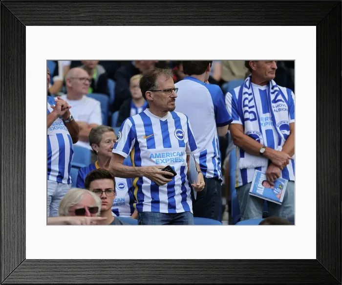 Framed Print : Premier League Battle: Brighton & Hove Albion vs. Luton Town (August 12, 2023) Framed Print : Premier League Battle: Brighton & Hove Albion vs. Luton Town (August 12, 2023)