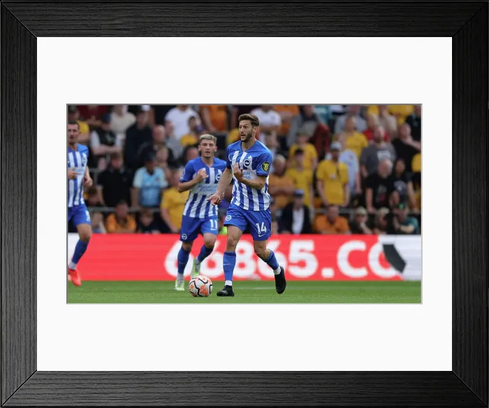 Framed Print : Intense Premier League Showdown: Wolverhampton Wanderers vs. Brighton and Hove Albion (19AUG23)