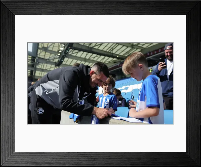 Framed Print : Brighton and Hove Albion vs. West Ham United: A Premier League Battle at American Express Stadium (2023 / 24)