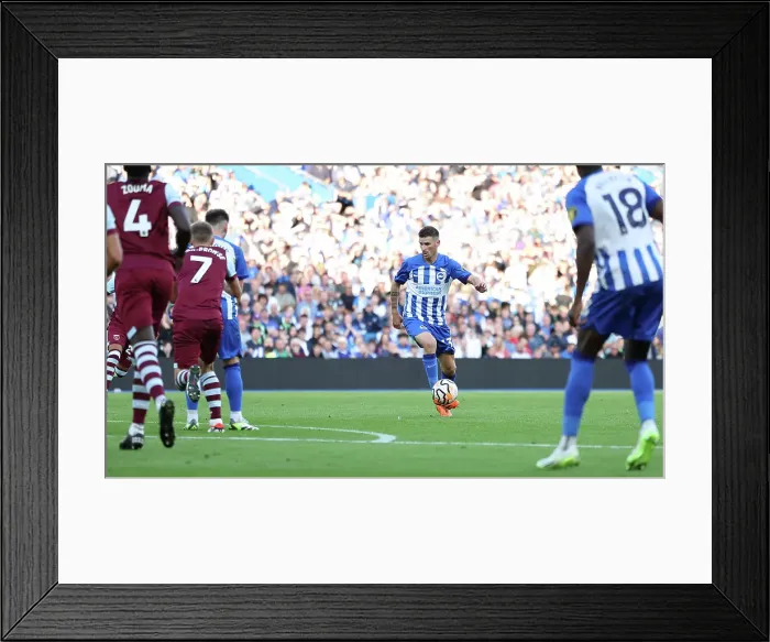 Framed Print : Intense Rivalry: Brighton and Hove Albion vs. West Ham United in the 2023 / 24 Premier League at American Express Stadium Framed Print : Intense Rivalry: Brighton and Hove Albion vs. West Ham United in the 2023 / 24 Premier League at American Express Stadium