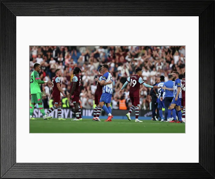 Framed Print : Intense Premier League Showdown: Brighton vs. West Ham (2023 / 24) - American Express Stadium Framed Print : Intense Premier League Showdown: Brighton vs. West Ham (2023 / 24) - American Express Stadium
