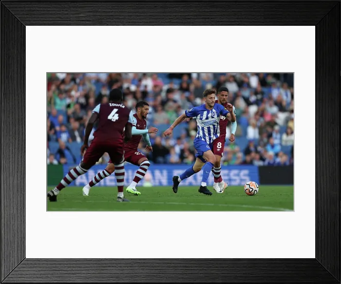 Framed Print : 2023 / 24 Premier League: Intense Action at American Express Stadium - Brighton & Hove Albion vs. West Ham United Framed Print : 2023 / 24 Premier League: Intense Action at American Express Stadium - Brighton & Hove Albion vs. West Ham United