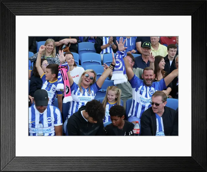 Framed Print : Intense Premier League Clash: Brighton & Hove Albion vs. West Ham United (2023 / 24) Framed Print : Intense Premier League Clash: Brighton & Hove Albion vs. West Ham United (2023 / 24)