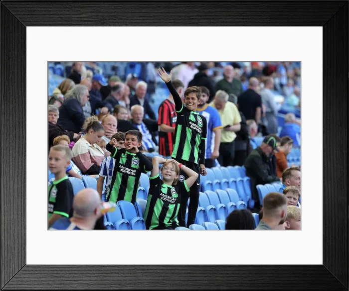 Framed Print : 2023 / 24 Premier League: Brighton and Hove Albion vs. West Ham United - A Clash at American Express Stadium Framed Print : 2023 / 24 Premier League: Brighton and Hove Albion vs. West Ham United - A Clash at American Express Stadium