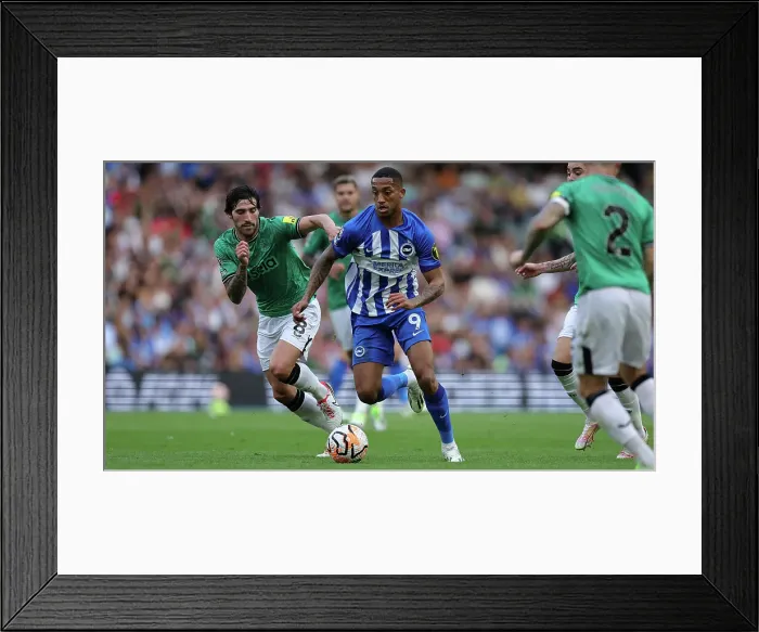 Framed Print : Intense Match Action: Brighton & Hove Albion vs. Newcastle United - 2023 / 24 Premier League Clash at American Express Stadium Framed Print : Intense Match Action: Brighton & Hove Albion vs. Newcastle United - 2023 / 24 Premier League Clash at American Express Stadium