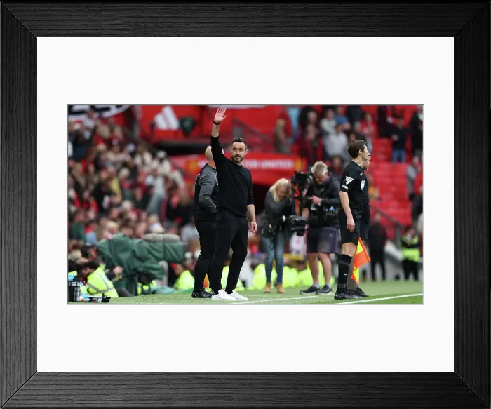 Framed Print : Intense Battle: Manchester United vs. Brighton and Hove Albion (16SEP23) - Premier League Showdown at Old Trafford Framed Print : Intense Battle: Manchester United vs. Brighton and Hove Albion (16SEP23) - Premier League Showdown at Old Trafford