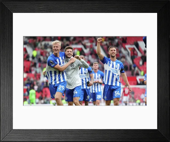 Framed Print : Intense Premier League Showdown: Manchester United vs. Brighton and Hove Albion (16SEP23) Framed Print : Intense Premier League Showdown: Manchester United vs. Brighton and Hove Albion (16SEP23)
