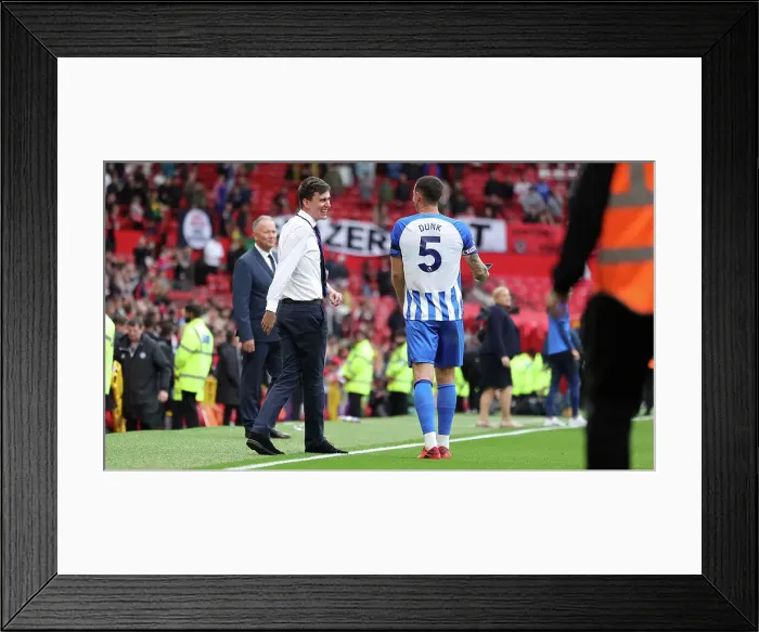 Framed Print : Intense Battle: Manchester United vs. Brighton and Hove Albion (16SEP23) - Premier League Showdown at Old Trafford Framed Print : Intense Battle: Manchester United vs. Brighton and Hove Albion (16SEP23) - Premier League Showdown at Old Trafford