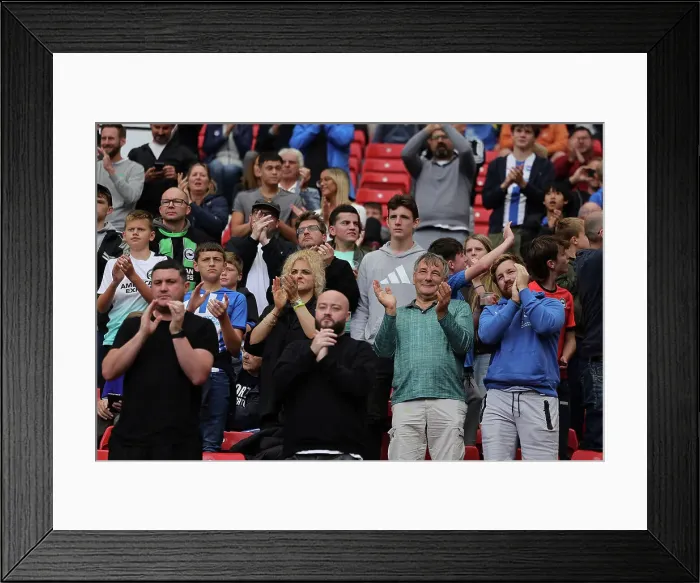 Framed Print : Intense Premier League Clash: Manchester United vs. Brighton and Hove Albion at Old Trafford (16SEP23) Framed Print : Intense Premier League Clash: Manchester United vs. Brighton and Hove Albion at Old Trafford (16SEP23)