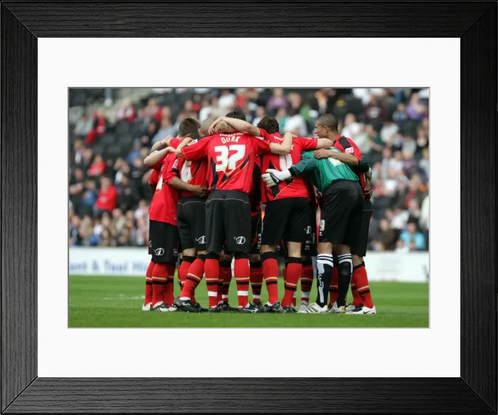 Framed Print : Brighton & Hove Albion FC: 2009-10 Away Season at MK Dons Framed Print : Brighton & Hove Albion FC: 2009-10 Away Season at MK Dons