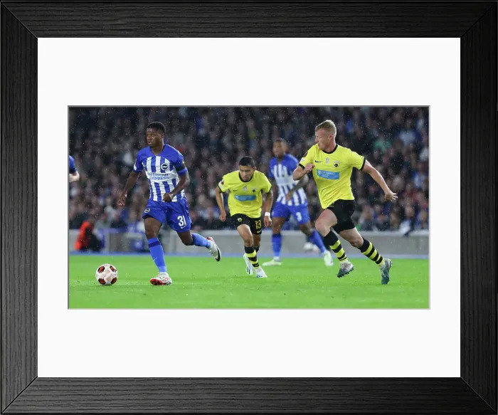 Framed Print : Brighton & Hove Albion vs. AEK Athens: Europa League Battle, September 21, 2023 Framed Print : Brighton & Hove Albion vs. AEK Athens: Europa League Battle, September 21, 2023