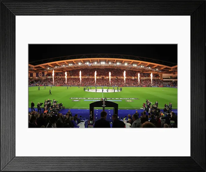 Framed Print : Brighton & Hove Albion vs AEK Athens: Europa League Group B Clash, September 2023 Framed Print : Brighton & Hove Albion vs AEK Athens: Europa League Group B Clash, September 2023