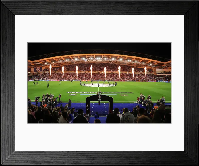 Framed Print : Brighton & Hove Albion vs AEK Athens: Europa League Battle at the Amex, September 21, 2023 Framed Print : Brighton & Hove Albion vs AEK Athens: Europa League Battle at the Amex, September 21, 2023