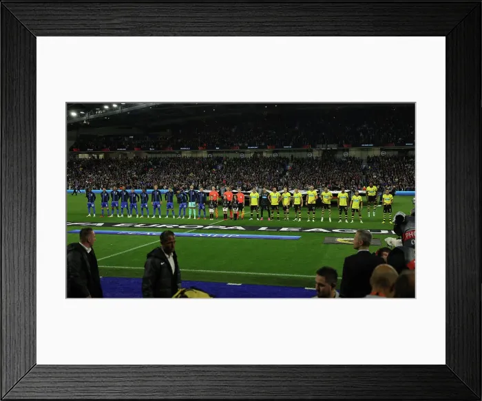 Framed Print : Brighton & Hove Albion vs AEK Athens: Europa League Battle, September 21, 2023