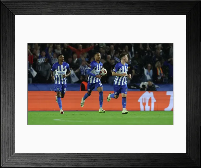 Framed Print : Brighton & Hove Albion vs AEK Athens: Europa League Group B Clash - September 21, 2023 Framed Print : Brighton & Hove Albion vs AEK Athens: Europa League Group B Clash - September 21, 2023